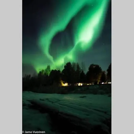 Backyard With Veranda By River In Keminmaa *